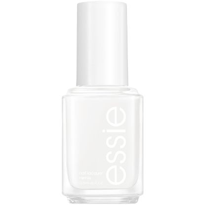 Picture of essie Salon-Quality Nail Polish, 8-Free Vegan, Snowy White, Blanc, 0.46 fl oz