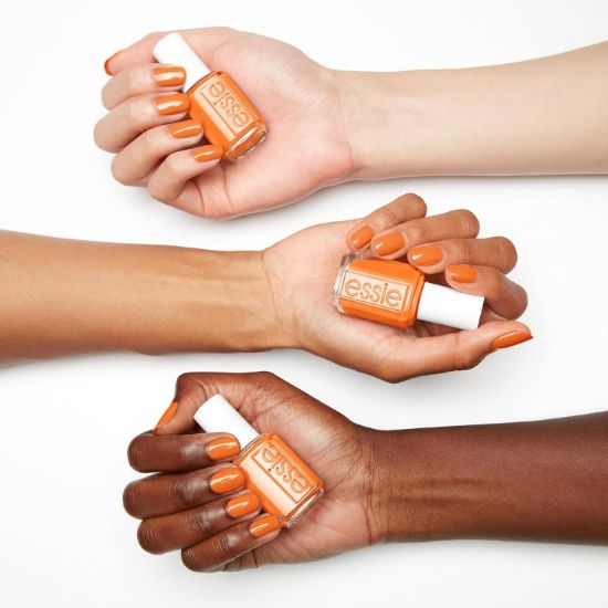 Picture of essie Nail Polish, Salon-Quality Orange Nail Polish, Be Them All, Vegan, Be Them All, 0.46 fl oz