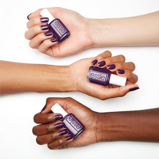 Picture of essie Salon-Quality Nail Polish, Vegan, Fall 2023, Dark Purple, Underground Ball, 0.46 fl oz
