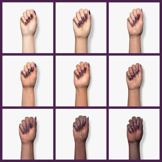 Picture of essie Salon-Quality Nail Polish, Vegan, Fall 2023, Dark Purple, Underground Ball, 0.46 fl oz