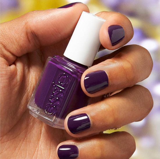 Picture of essie Salon-Quality Nail Polish, Vegan, Fall 2023, Dark Purple, Underground Ball, 0.46 fl oz