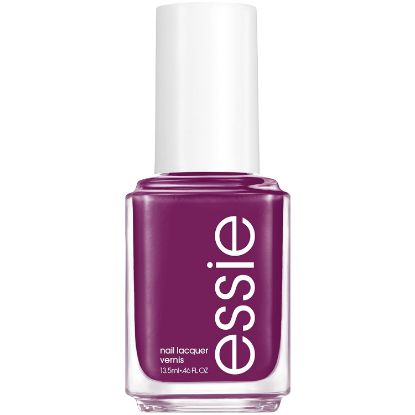 Picture of essie nail polish, Set The Tiki Bar High, summer 2022 collection, deep purple, 8-free vegan, 0.46 fl oz