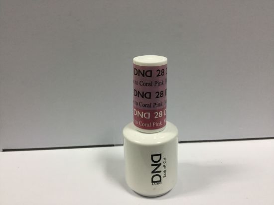 Picture of DND Daisy Mood change Gel Polish Color, Mauve to Coral Pink
