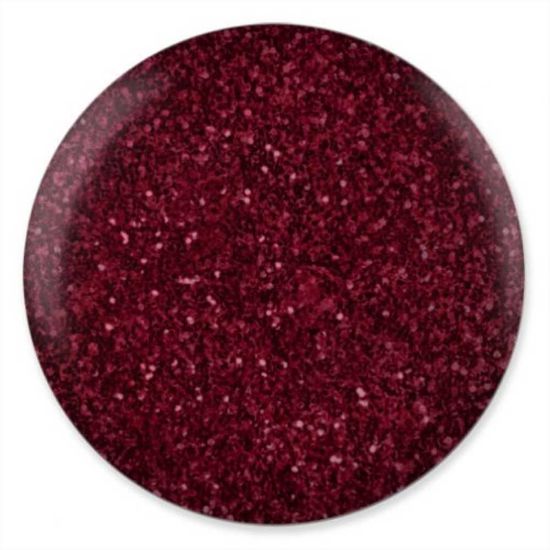 Picture of DND DC Platinum Glitter LED/UV Gel Polish - 0.6oz - Burgundy