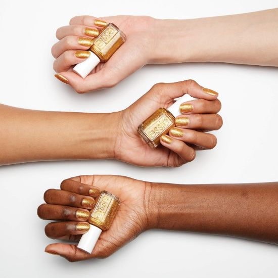 Picture of essie winter nail polish, winter trend 2019, glitter finish, caught on tape, 0.46 fl. oz.