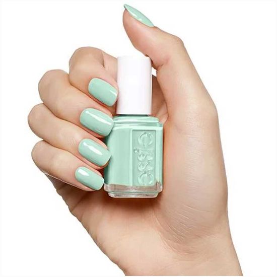 Picture of essie Nail Polish, Salon-Quality Mint Green Nail Polish, Vegan, Mint Candy Apple, 0.46 fl oz