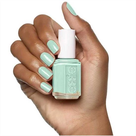 Picture of essie Nail Polish, Salon-Quality Mint Green Nail Polish, Vegan, Mint Candy Apple, 0.46 fl oz