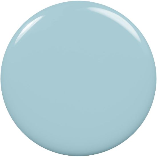 Picture of essie nail polish, limited edition spring 2022 collection, pastel blue nail color with a cream finish, 8-free vegan formula, flight of fantasy, 0.46 fl oz
