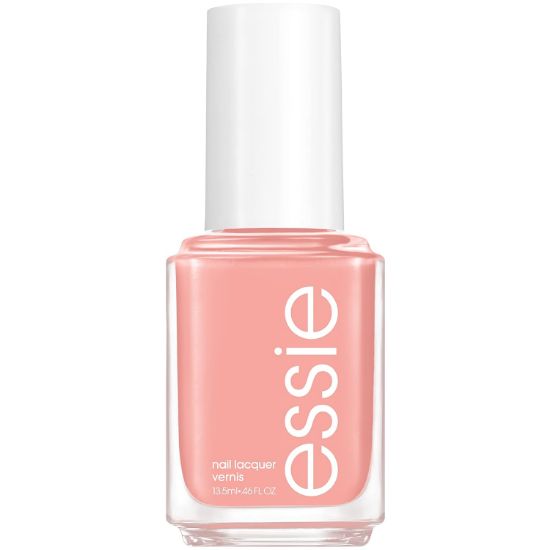 Picture of essie nail polish, limited edition spring 2022 collection, pastel coral nail color with a cream finish, 8-free vegan formula, spring awakening, 0.46 fl oz