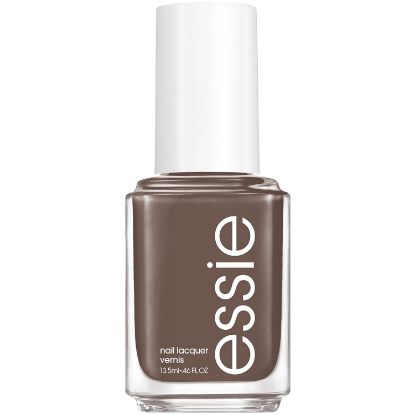 Picture of essie Salon-Quality Nail Polish, 8-Free Vegan, Winter 2022, Warm Gray, Sleigh It, 0.46 oz