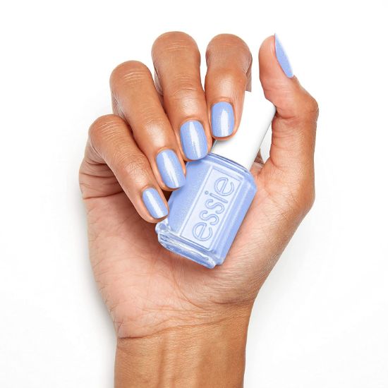 Picture of essie Nail Polish, Glossy Shine Sparkling Blue, Bikini So Teeny, 0.46 Ounce | Salon-Quality, Vegan, 8-Free