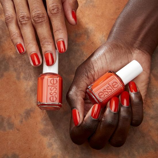 Picture of essie New National title Value: vegan nail polish, Risk-Takers Only, fall 2022 collection, vibrant orange | fall 2022 collection, New National